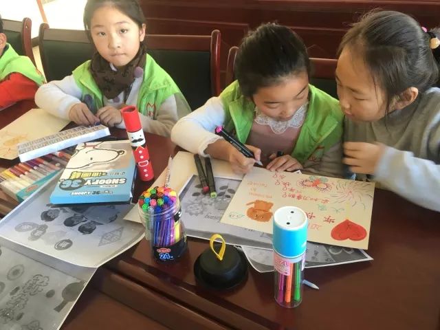 盐池|回归儿时记忆,为困难家庭绘制贺卡