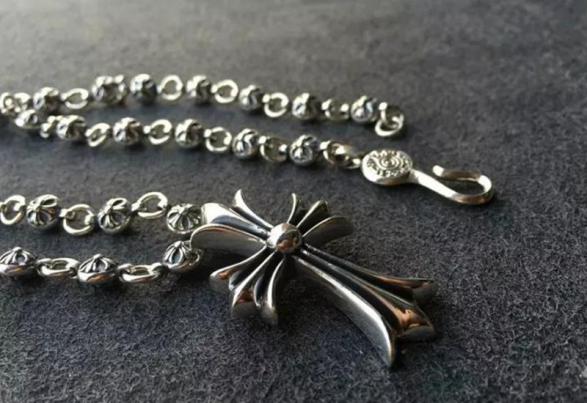 使徒行者2周柏豪项链,克罗心项链22k金回形针