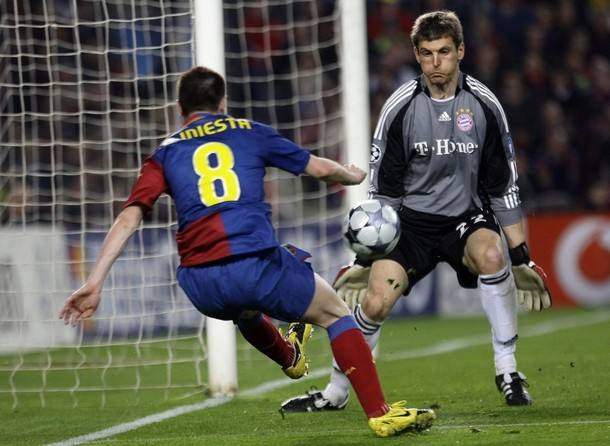 门将任意球,德国传奇门将脚法图解