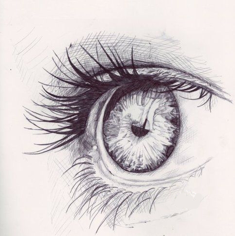 教你学画眼睛简单又漂亮,教你画三种风格的眼睛绘画教程