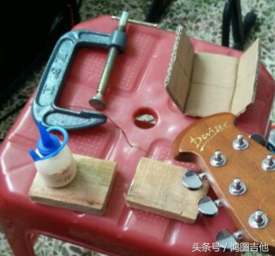 吉他琴头摔了一下,吉他琴头断了怎么恢复无痕