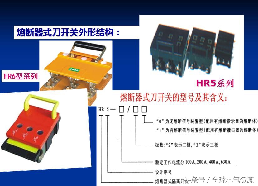 低压电器开关类元件大全,低压开关种类大全