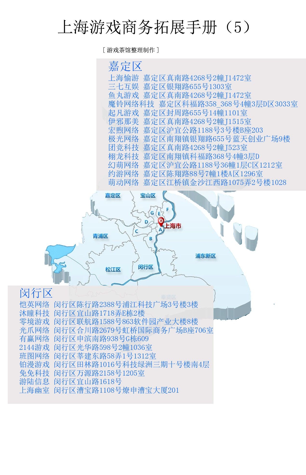 上海版图游戏,上海市游戏大全