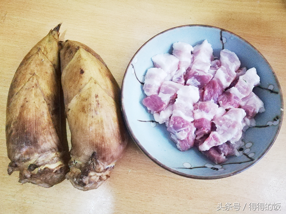 冬笋烧肉和腌菜的做法和步骤,冬笋挖回来怎么吃