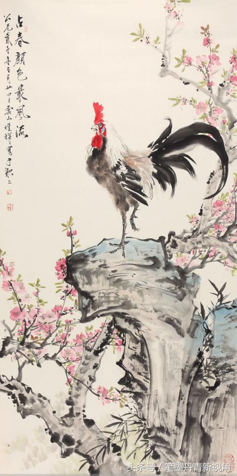 戴维祥国画作品欣赏,当代大写意花鸟画家作品图片