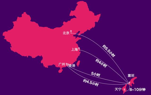 上午在广州捂白过严冬,下午在塞班岛放肆晒黑