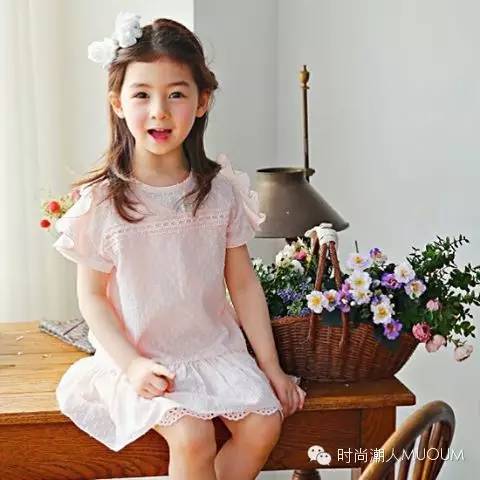 韩国小麻豆ellie春夏甜美童装搭配