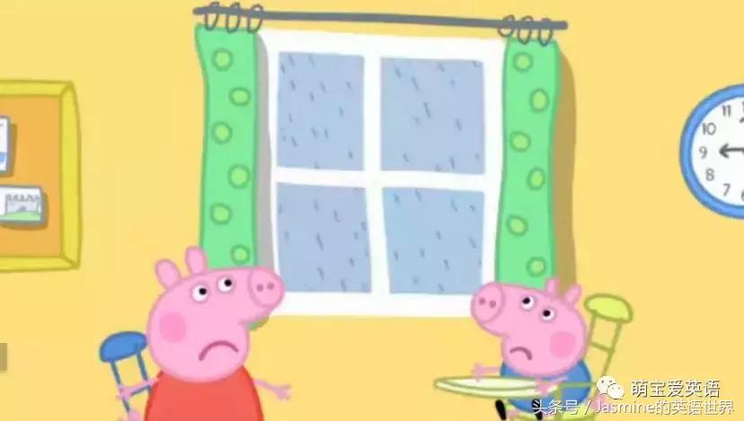 看小猪佩奇学英语第一集台词,小猪佩奇动画片中英语口语学习