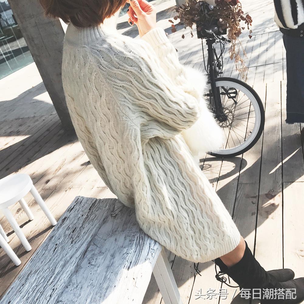 这个冬天谁会拒绝温暖的毛衣,拒绝孩子气穿搭