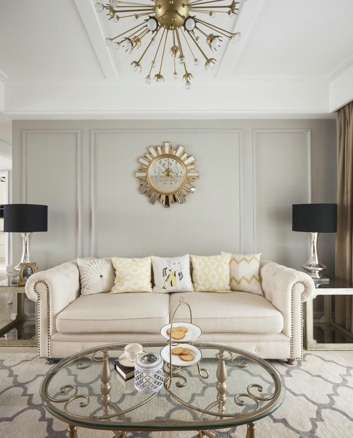 西安鼎正大都城97平户型装修案例,鼎正大都城一室