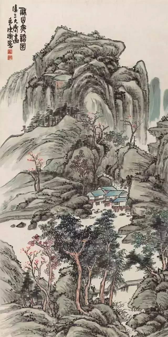 近代名家陈师曾绘画作品欣赏,陈师曾山水画作品欣赏