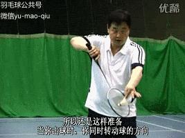 羽毛球双打接发球握拍姿势,羽毛球双打发球时站位