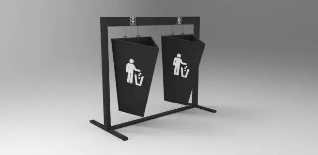 创意垃圾桶有盖,创意垃圾桶可爱