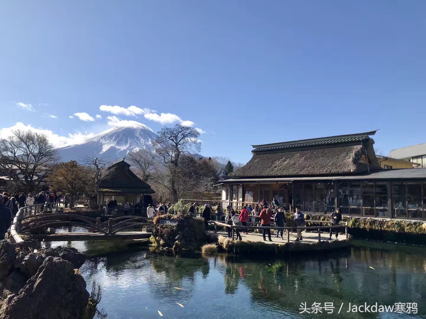 日本景点忍野八海,走进日本富士山视频