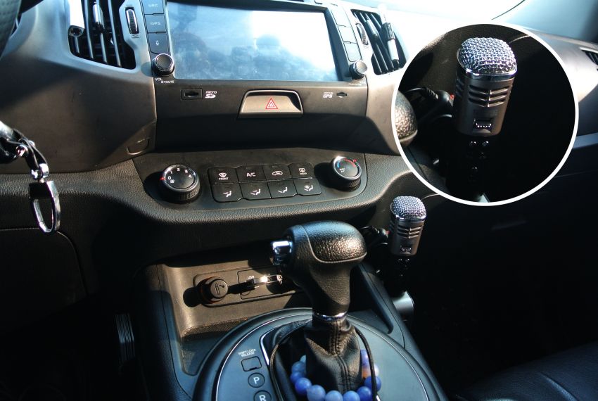 汽车麦克风车智乐k歌专用测评,车智乐随车唱车载