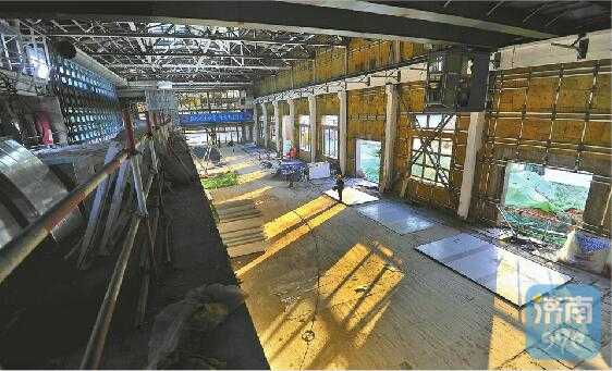 济南CBD建设火力全开文服中心5月底竣工交付使用