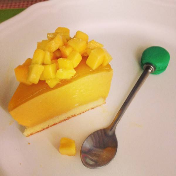法式甜点芒果百香果芝士蛋糕,逼格满满的芒果芝士蛋糕