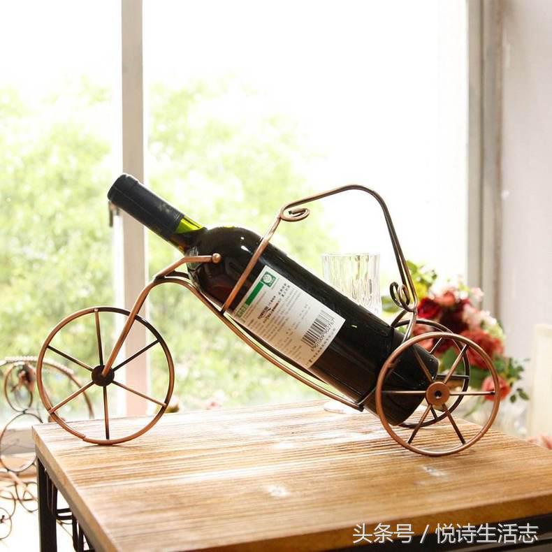 创意吧台悬挂式红酒架,客厅壁挂式创意红酒架