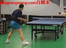 直板反手侧切可以接下旋,反手拧拉的球怎么用直板侧切防住