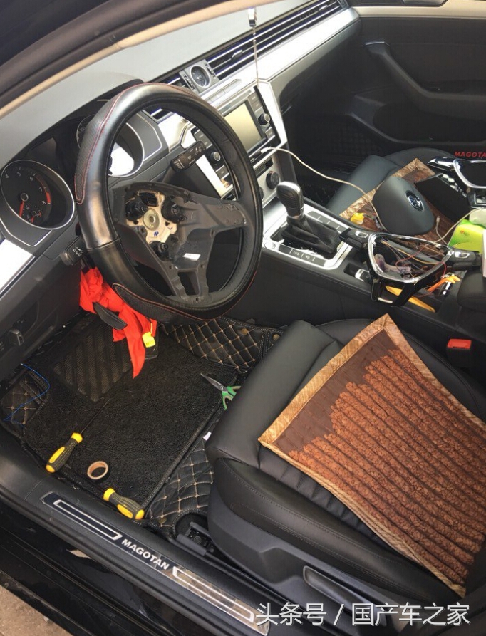 迈腾280改多功能按键,迈腾280领先版改飞机挡把