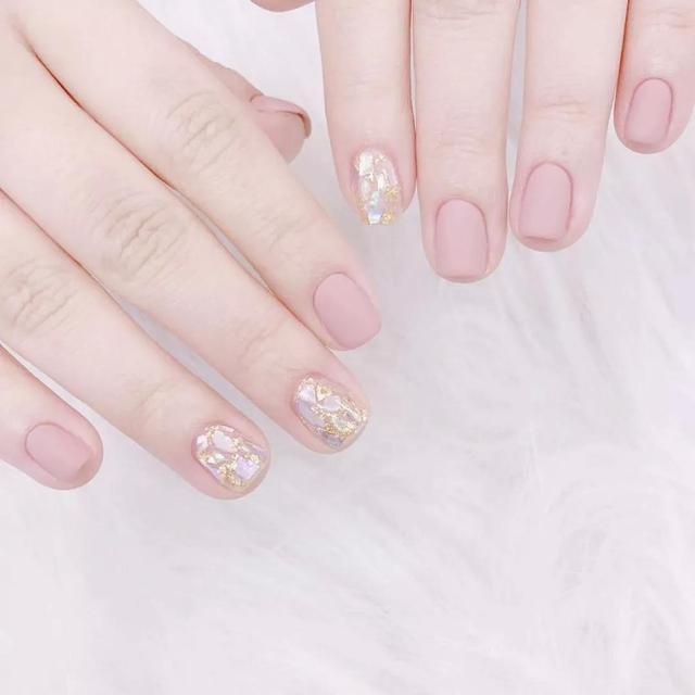 超好看的少女系美甲,适合直女的美甲