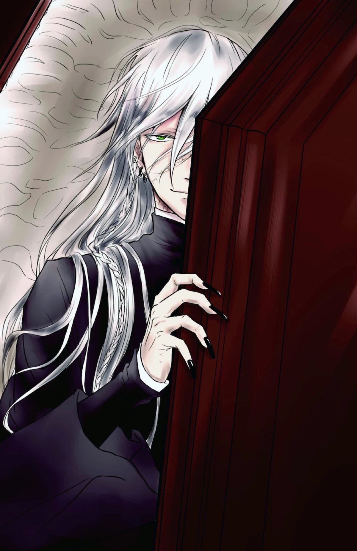 二次元里有哪些银发男神,白发高颜值二次元男