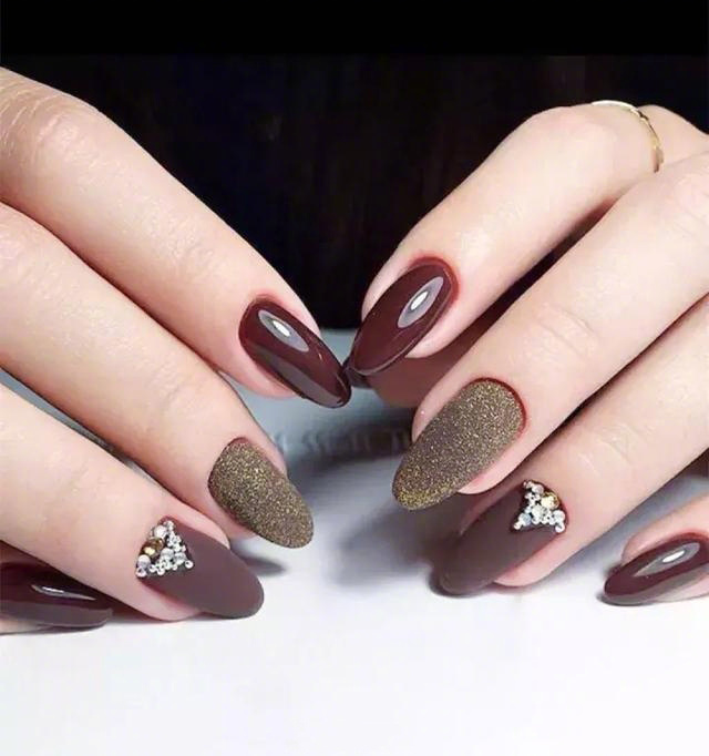 超好看的少女系美甲,适合直女的美甲