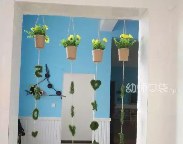 废旧材料创意吊饰,虎年新年环创废旧材料吊饰幼儿园