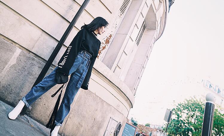 裤帅潮牌男女款,裤款痞帅高级感