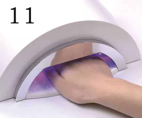 美甲教程初学涂甲油胶手法练习,做甲油胶美甲正确步骤图