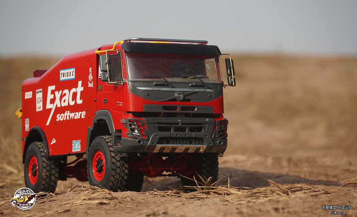 拉力卡车模型开箱测评 (静点拉力卡车模型路试)