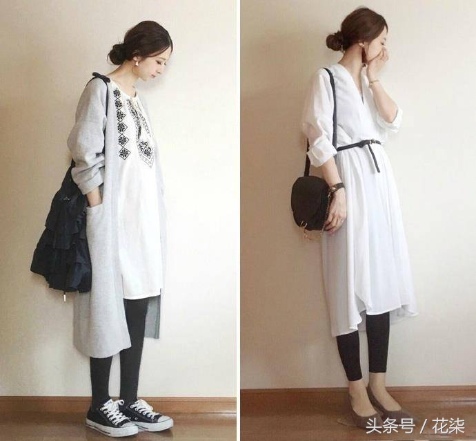 怀孕最美孕妈穿搭,怀孕这样穿时尚好看你学会了吗