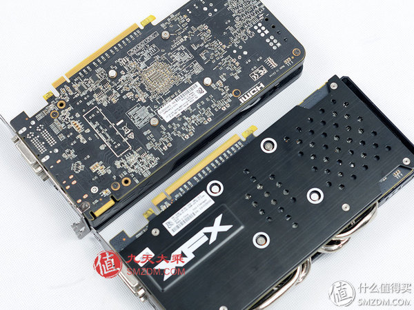 讯景rx5804g黑狼显卡,讯景r9370x4g显卡尺寸