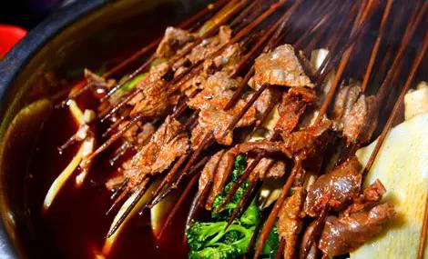 西安最好吃的冷热串串,西安人气最旺的冷锅串串