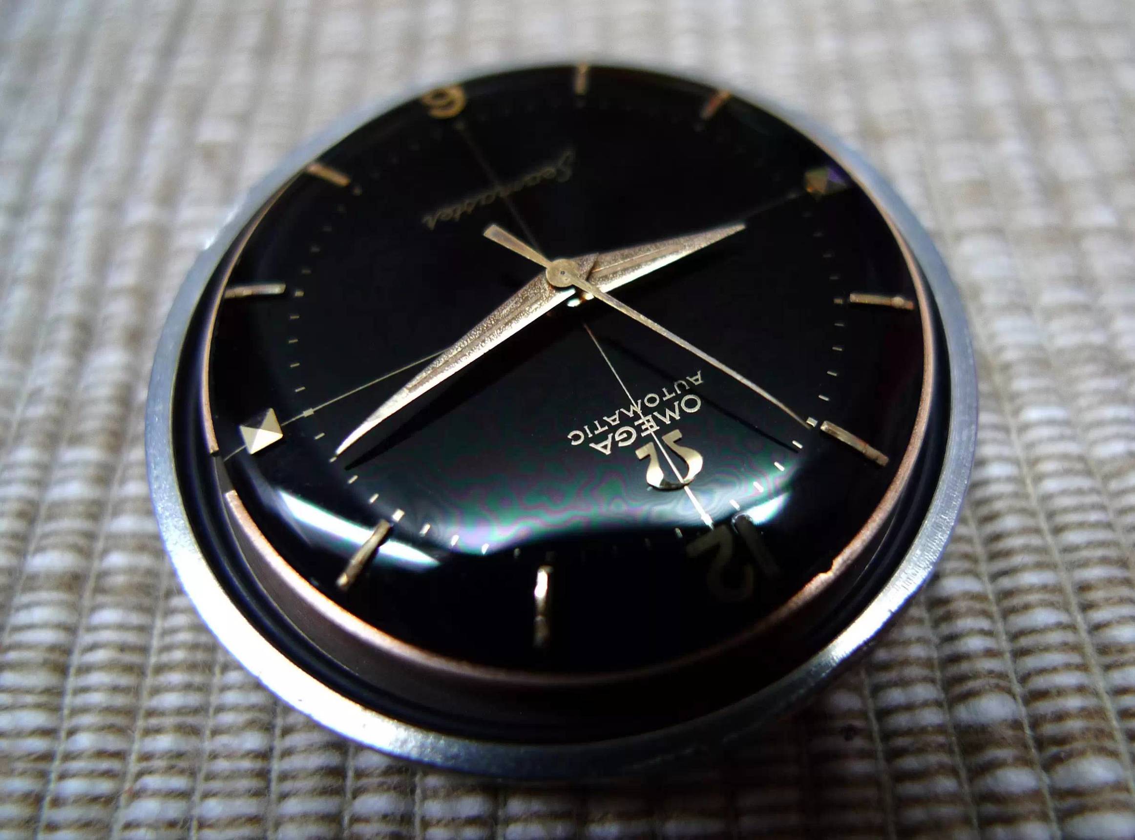 欧米茄星座双鹰2003款黑面,欧米茄古董表鉴别