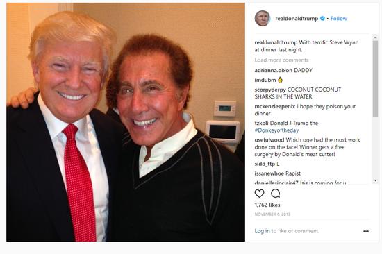 美国“赌王”因性丑闻从共和*党**离职,特朗普难舍好友