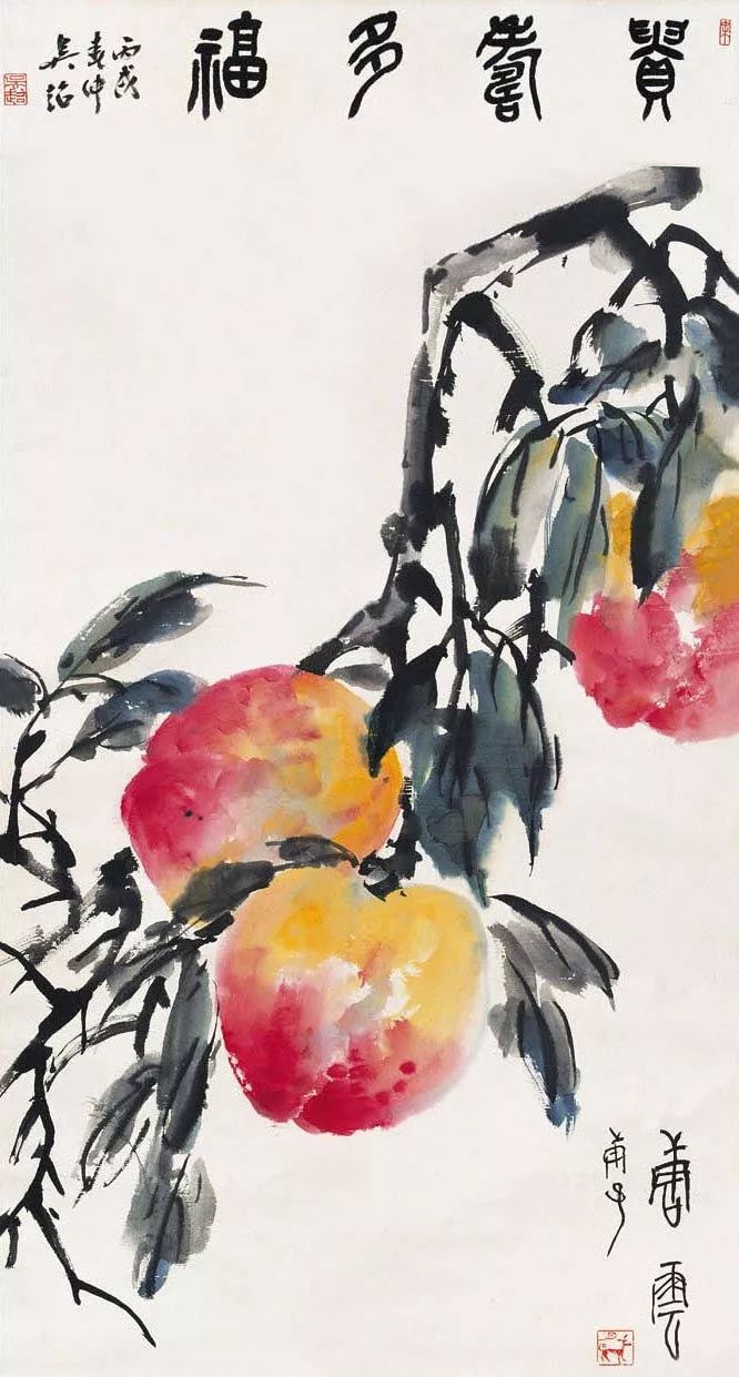 唐云早期花鸟作品欣赏,唐云先生花鸟条幅全集