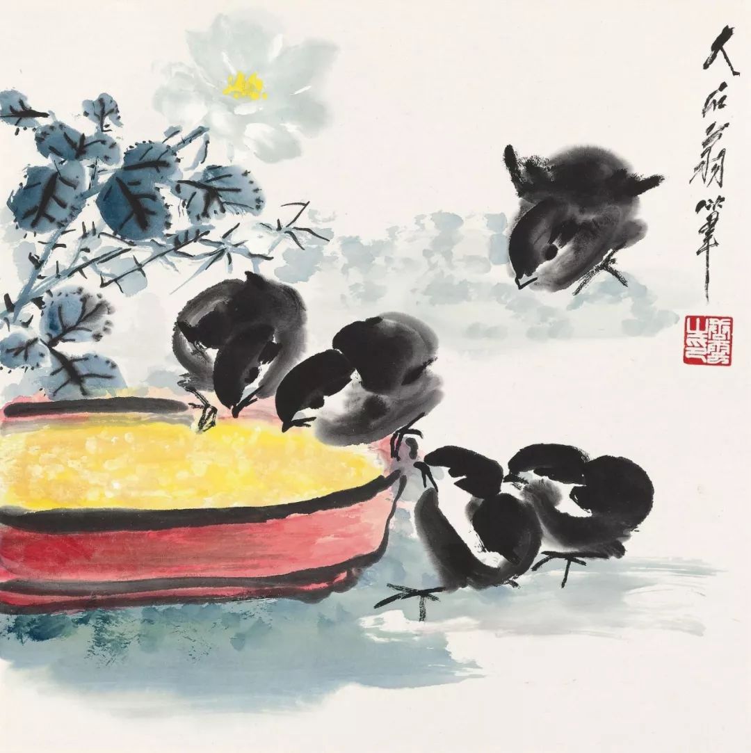 唐云早期花鸟作品欣赏,唐云先生花鸟条幅全集