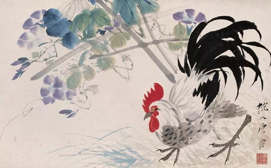 唐云早期花鸟作品欣赏,唐云先生花鸟条幅全集