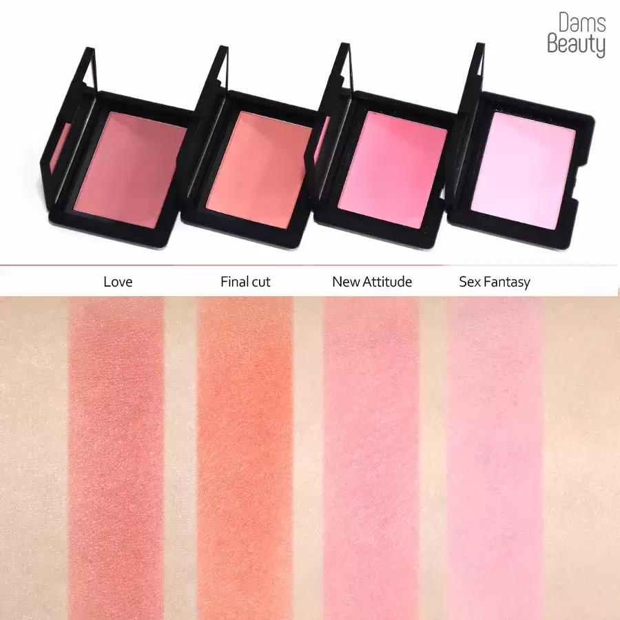 nars965穿越西伯利亚试色,nars腮红gina跟behave试色