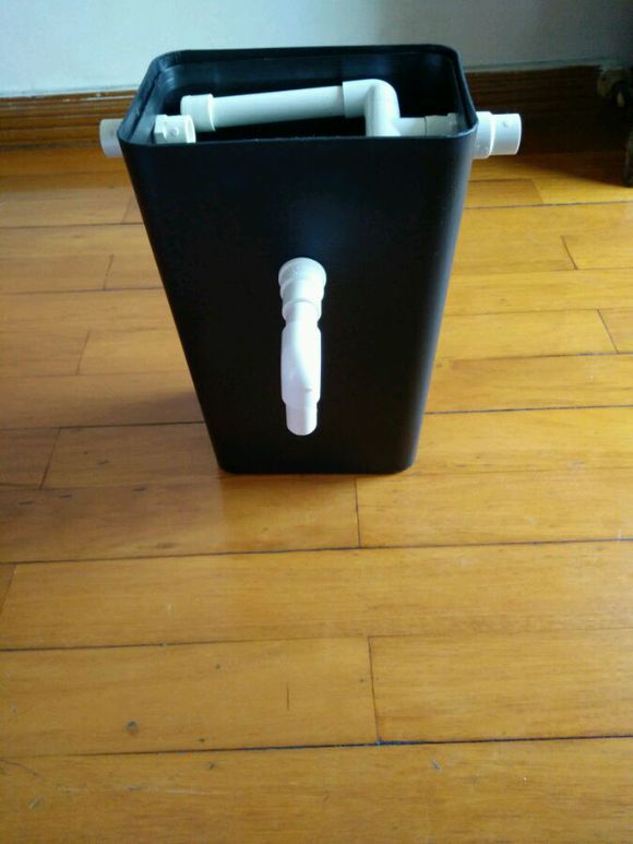 垃圾桶改装鱼缸过滤,垃圾桶改装龟箱过滤