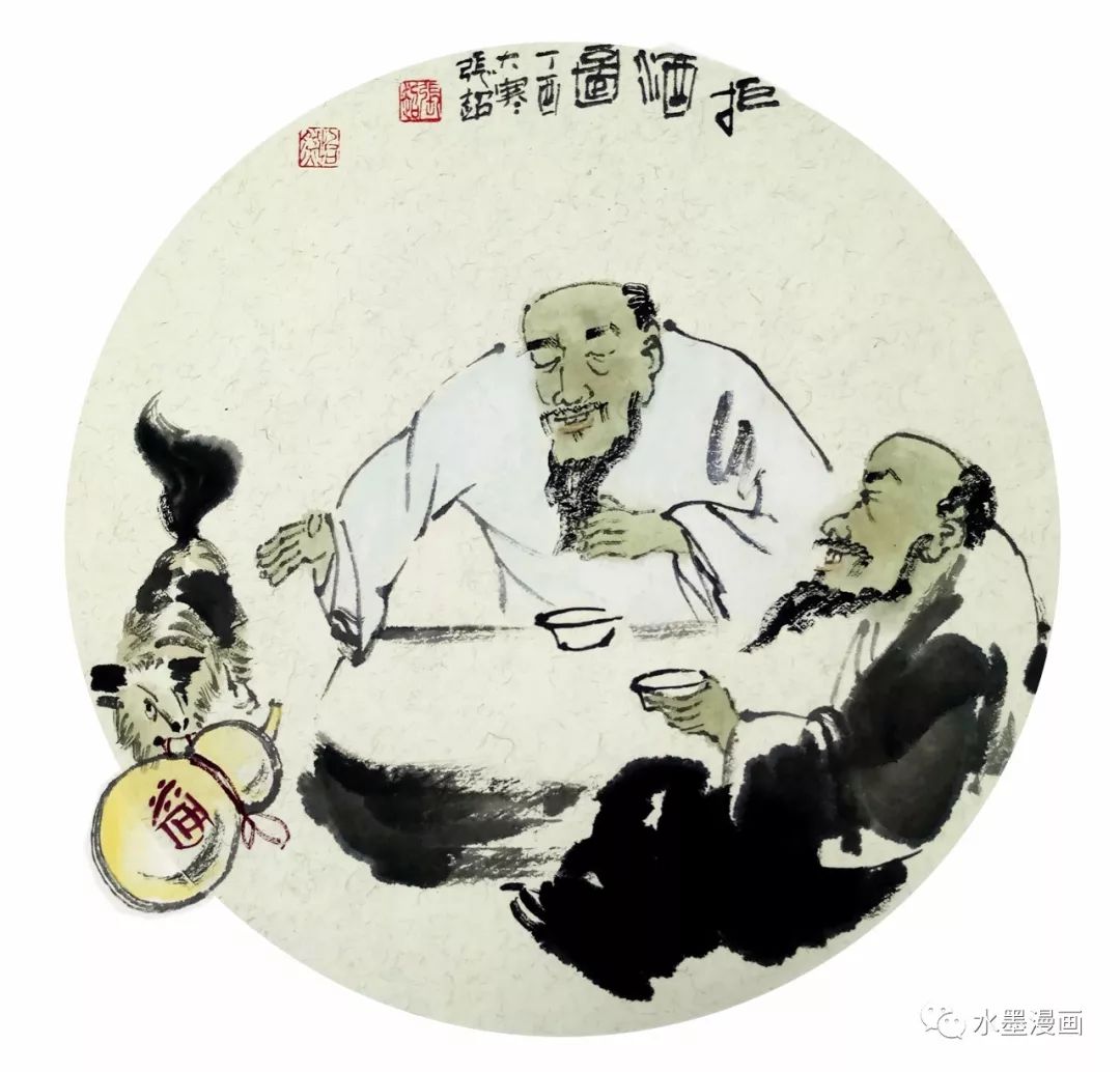 狗年主题绘画作品欣赏,狗年绘画图片