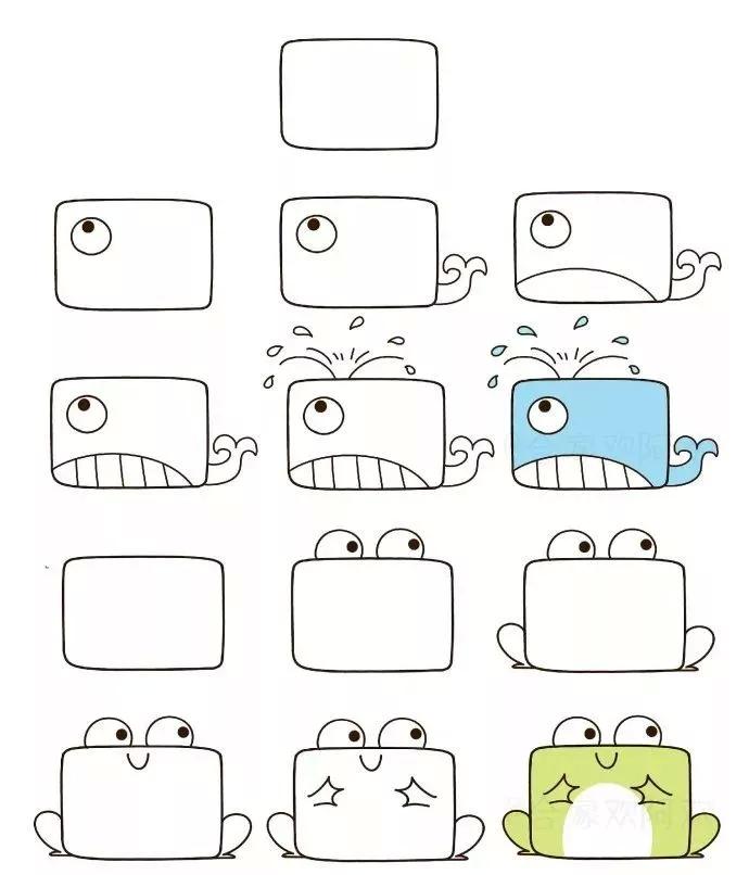 可爱的儿童简笔画大全简单,儿童简笔画大全简单零基础