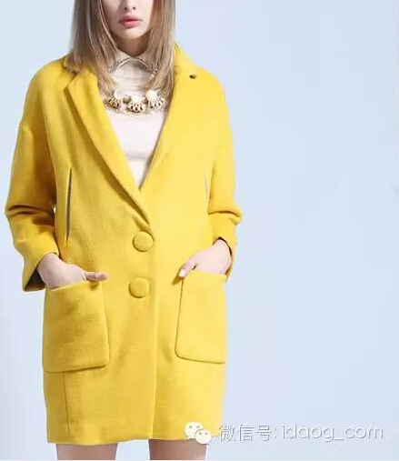 秋冬流行大衣女中长款毛呢外套 (中长款毛呢外套双排扣呢大衣图片)