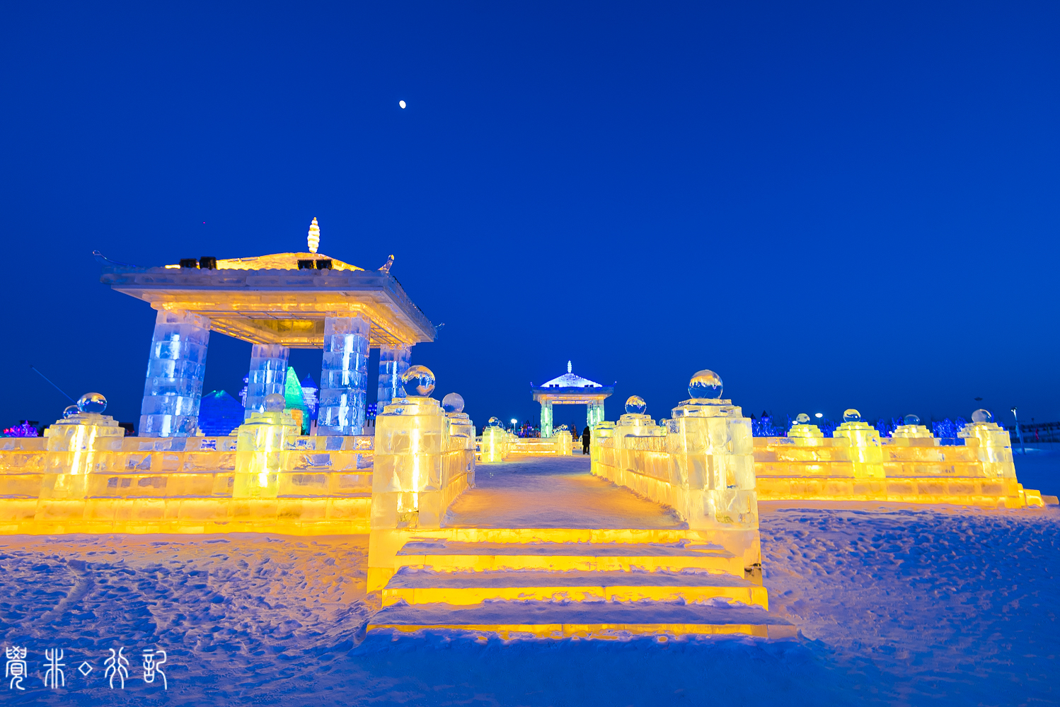 呼兰河口冰雪乐园,呼兰河口湿地公园冰雪世界