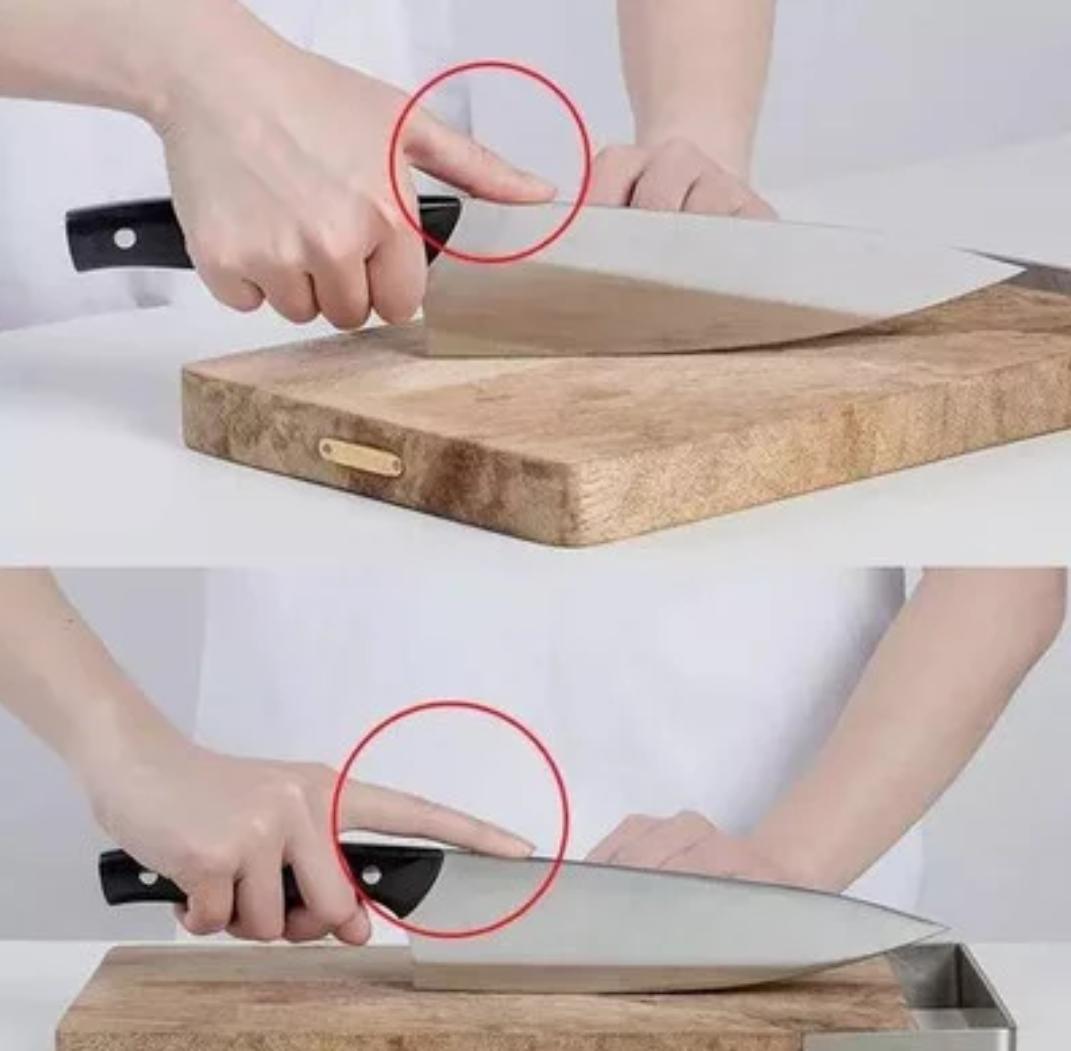 新手怎么握刀切菜切得又快又好,切菜握刀的正确方法左手如何配合