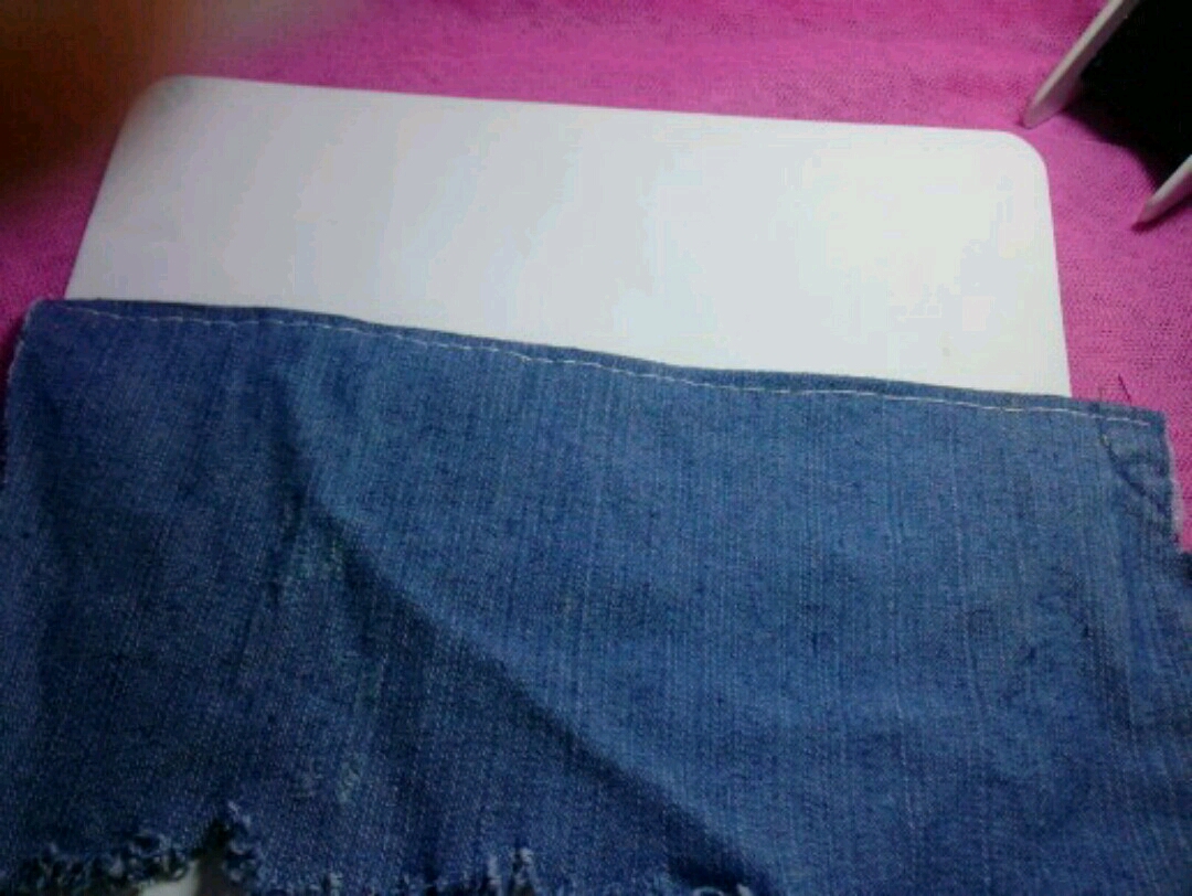 最简单的牛仔收纳袋,废物利用自制挂墙收纳袋