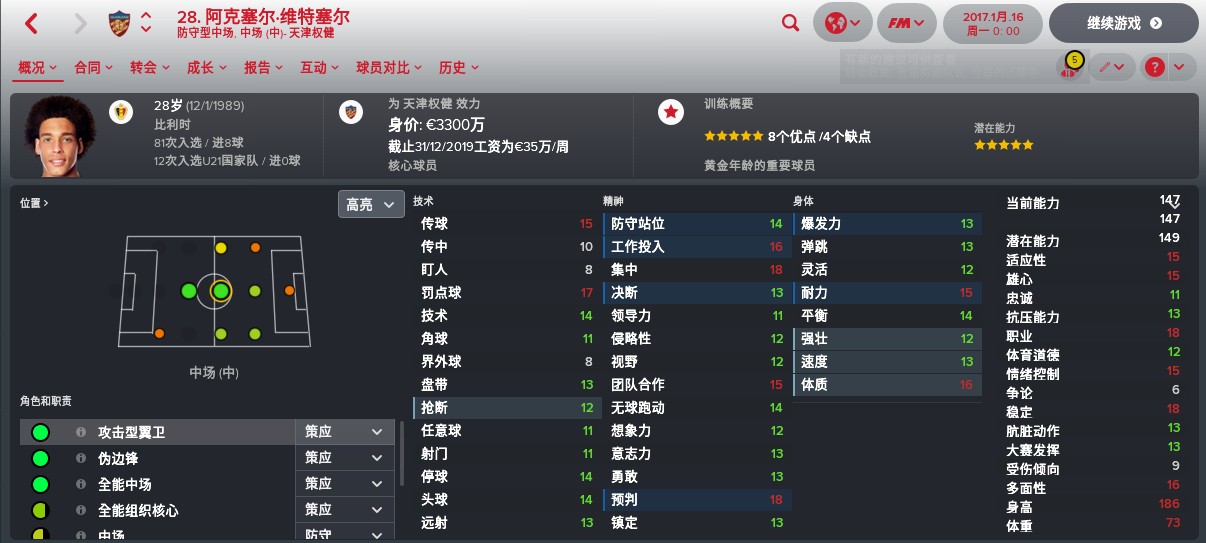 fm中超外援推荐,fm看球员