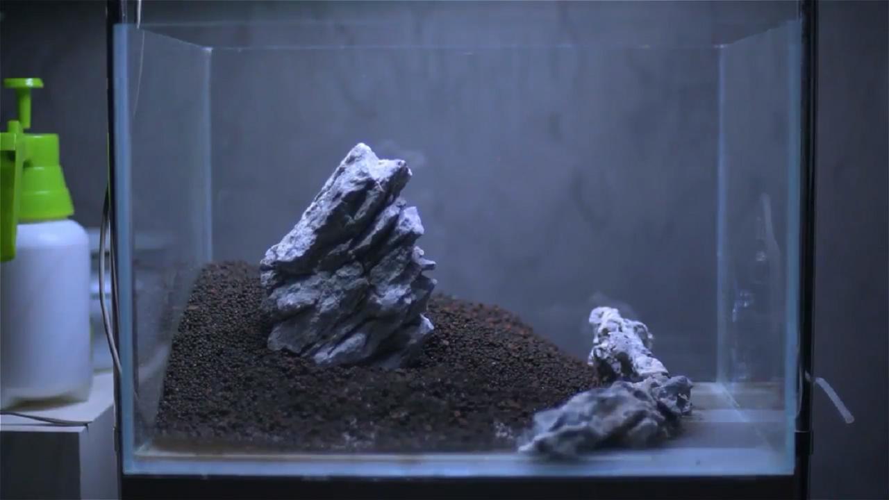 鱼缸景观搭建图解,鱼缸景观石制作教程