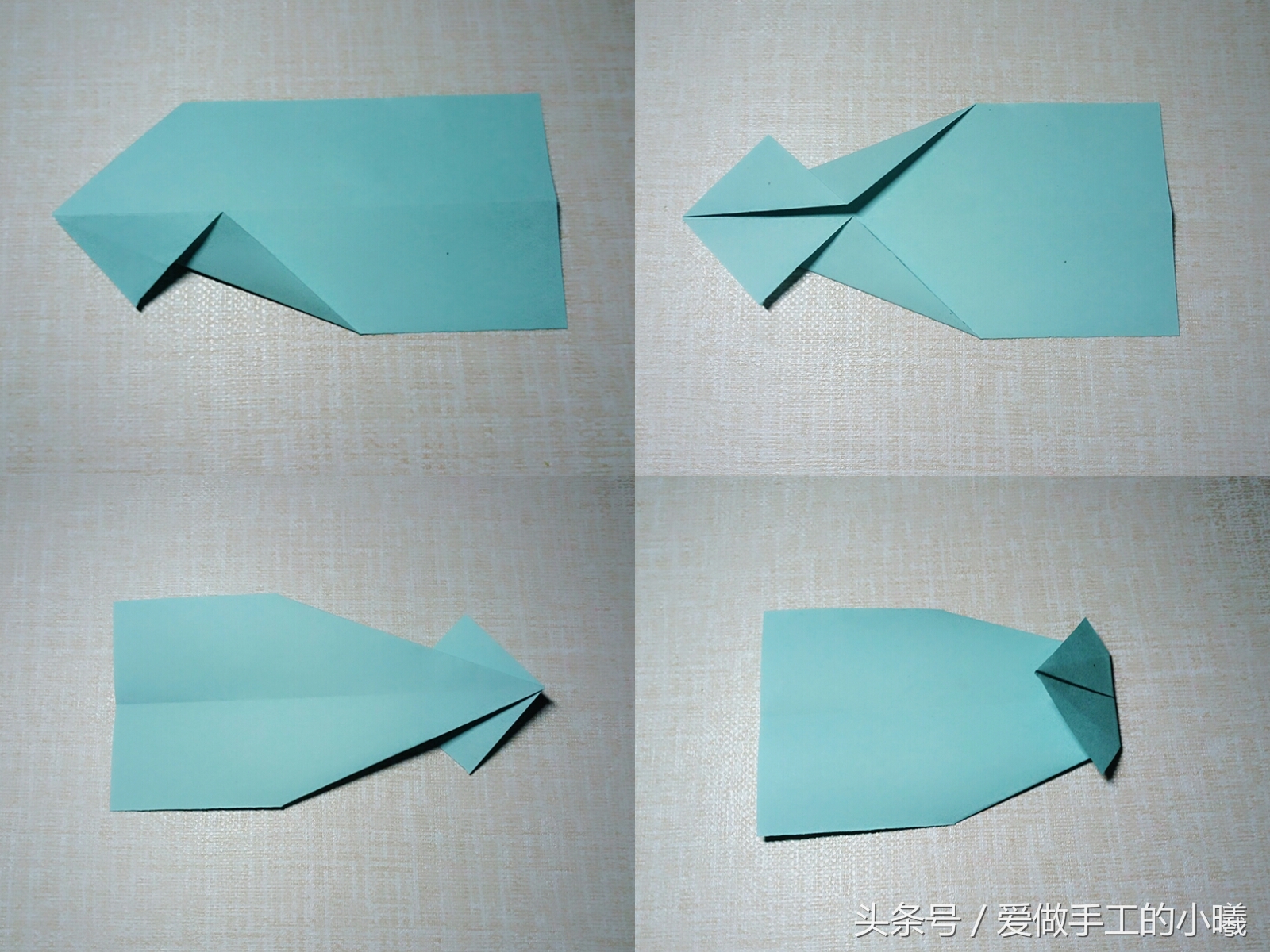 爱心折纸小视频书签,爱心书签的折纸方法